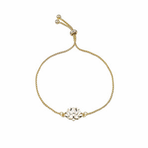 gold pull chain lotus flower